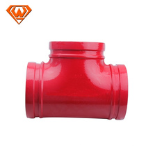 quality assurance system ductile cast iron grooved equal tee fittings grooved mechanical tee